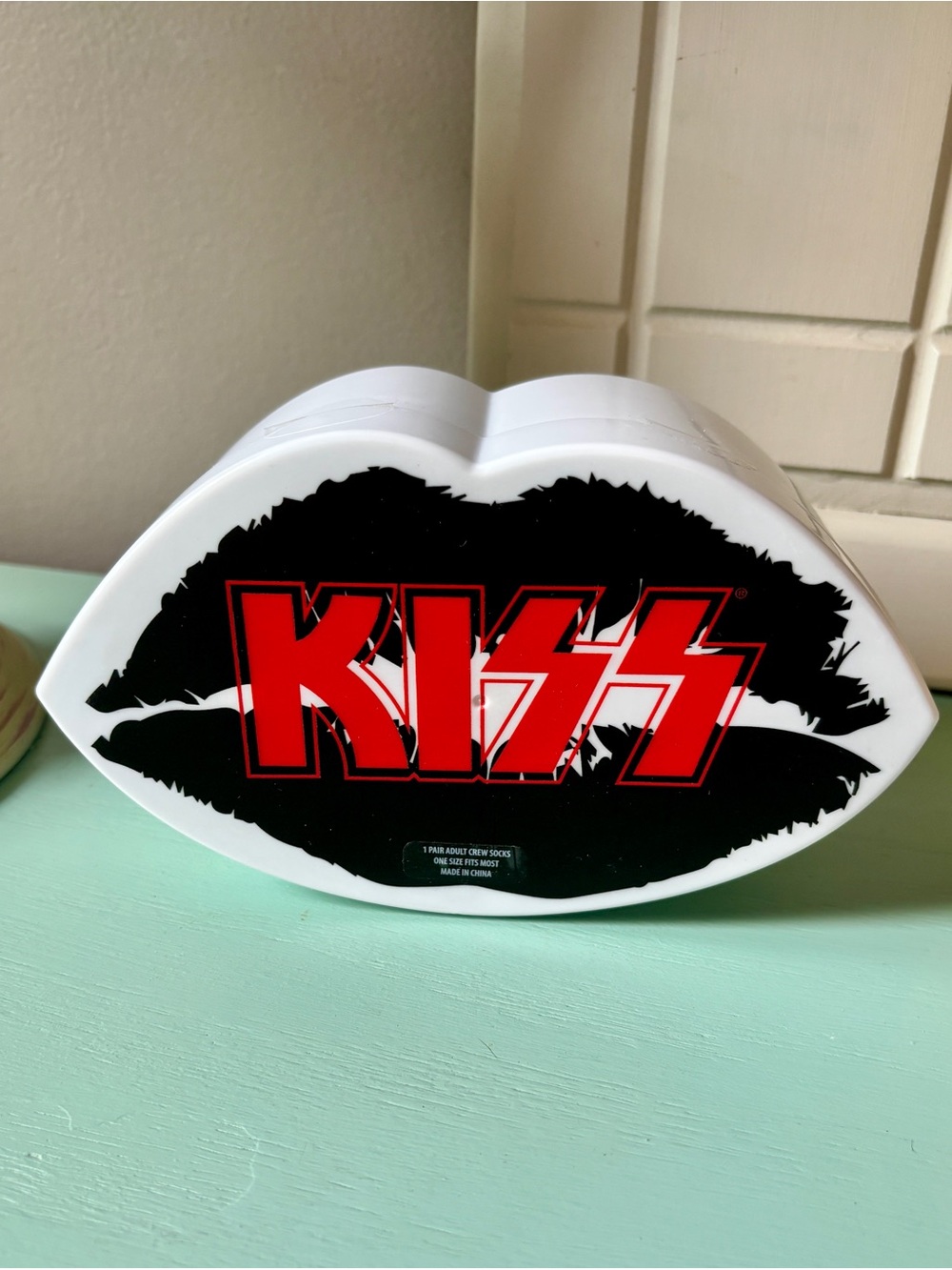 Kiss Band Unisex Crew Socks W/Collectible Box - NWT